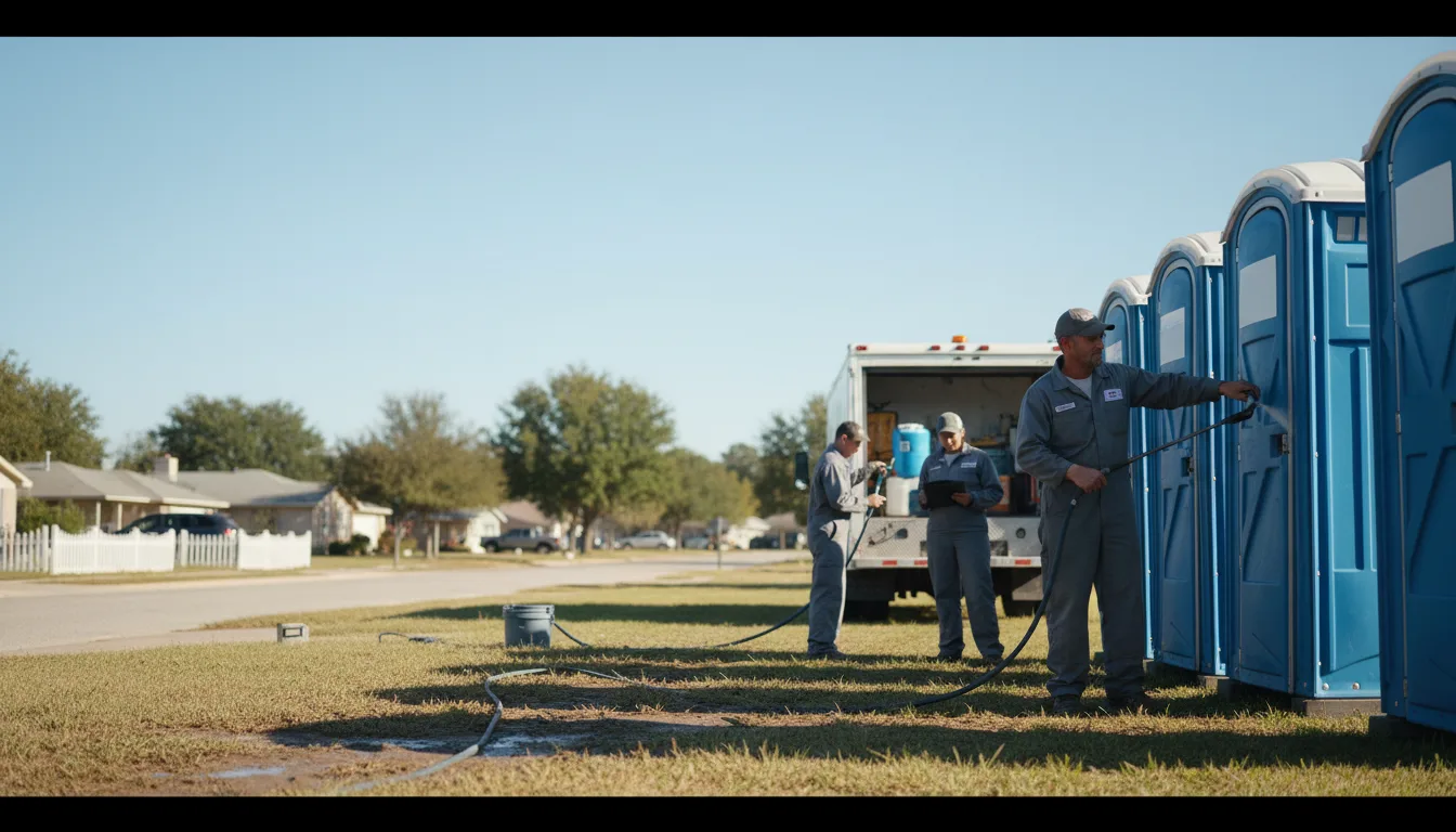 Long-Term Portable Toilet Rental in Pinewood, SC near me